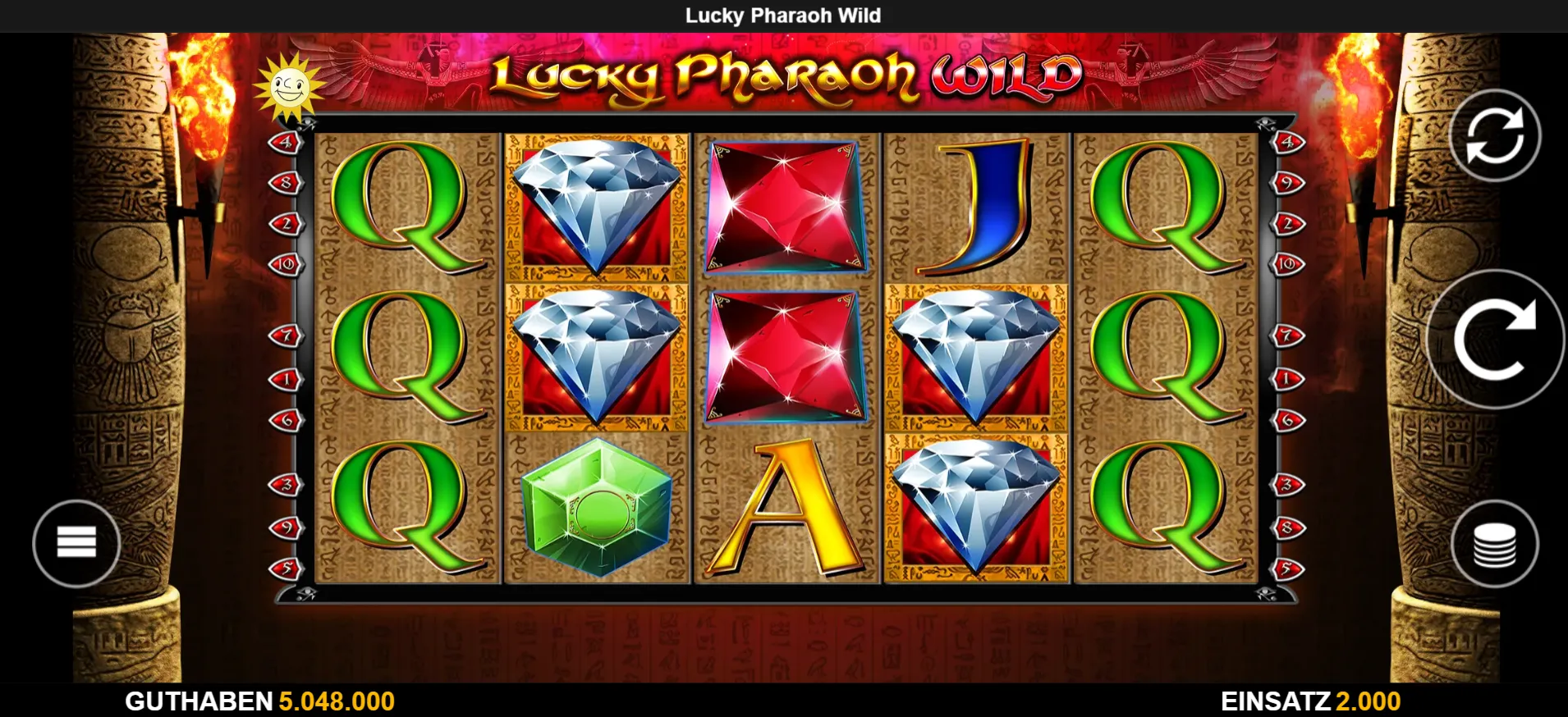 lucky pharaoh demo