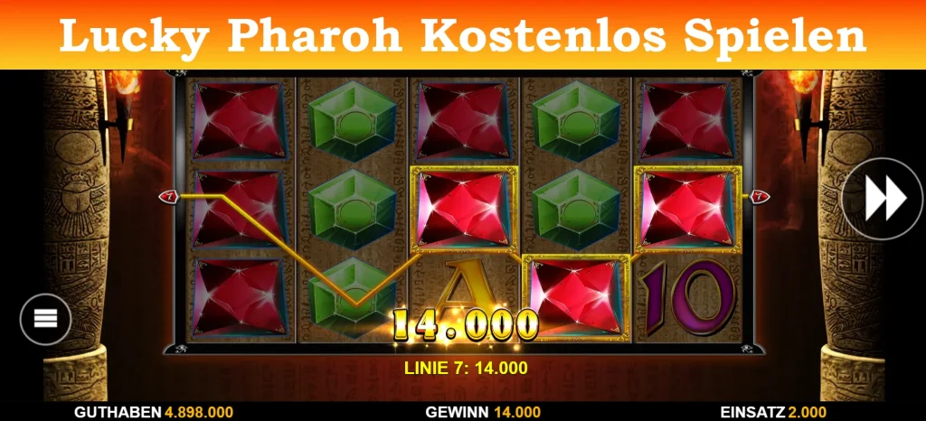 lucky pharaoh kostenlos spielen