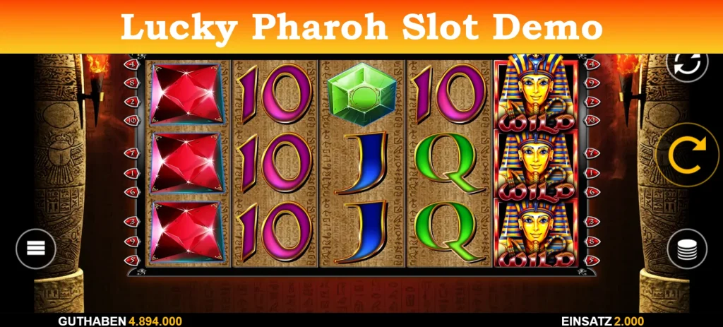 lucky pharaoh slot demo