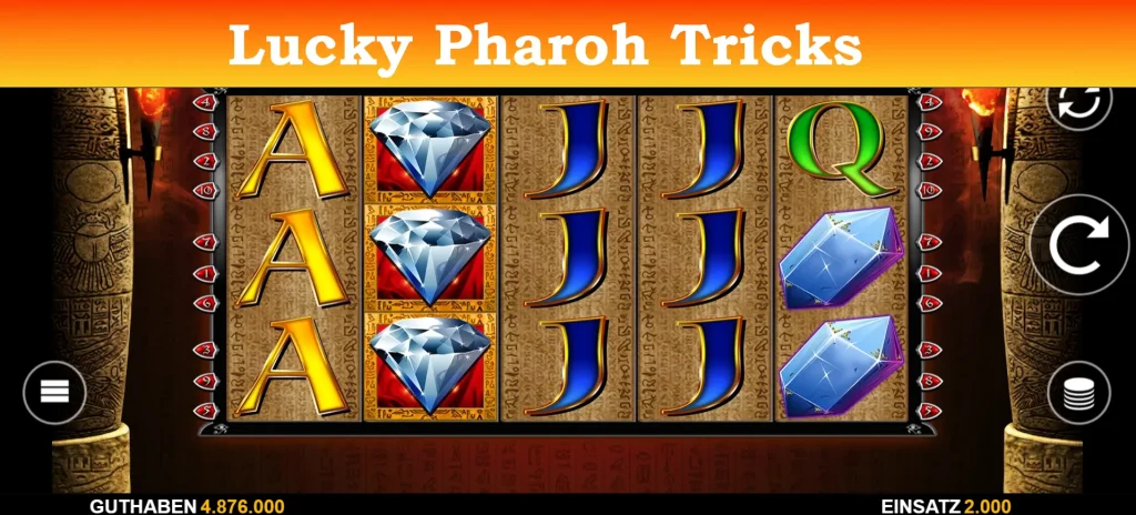 lucky pharaoh tricks